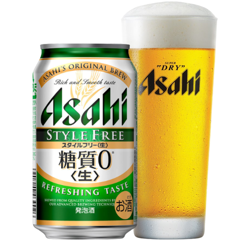 Bia Nhật Ashai Style Free 4,0% - Lon 350ml - Thùng 24
