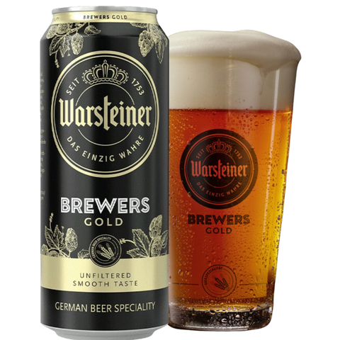 Bia Đức Warsteiner Pilsner 4,8% - Lon 500ml - Thùng 24