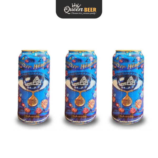Bia Đức Lausitzer Hauselbier Schwarzbier 4.5%, Lon 500ml
