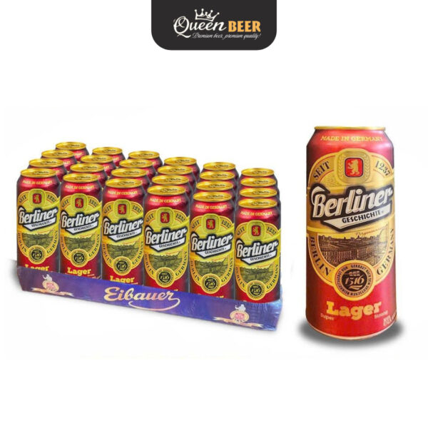 Bia Đức Berliner Geschichte Lager Super Strong 8.0%, Lon 500ml
