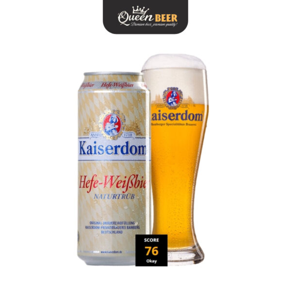 Bia Đức Kaiserdom Hefe Weissbier 4,9% – Lon 500ml