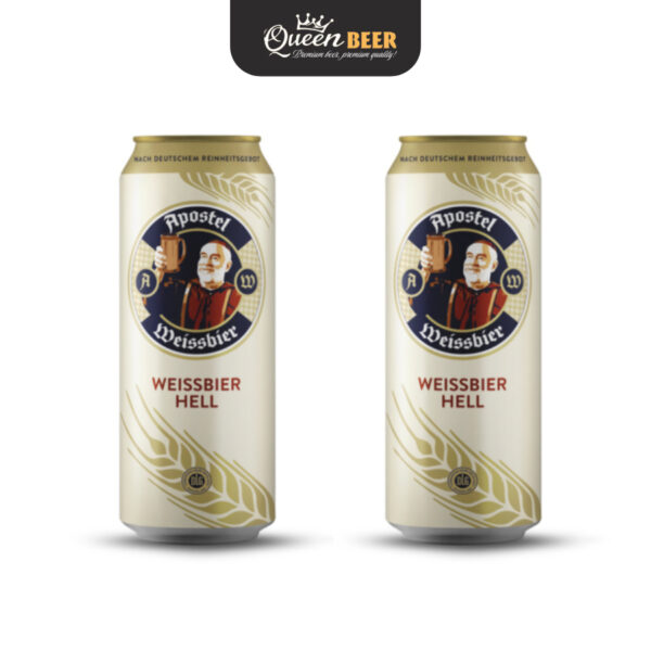 Bia Đức Apostel Weissbier Hell 5,3% – Lon 500ml