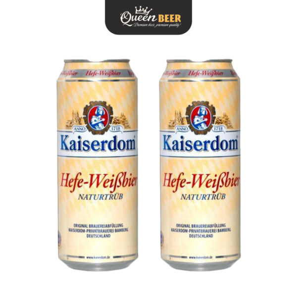 Bia Đức Kaiserdom Hefe Weissbier 4,9% – Lon 500ml