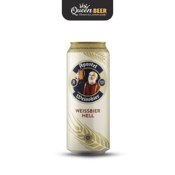 Bia Đức Apostel Weissbier Hell 5,3% – Lon 500ml