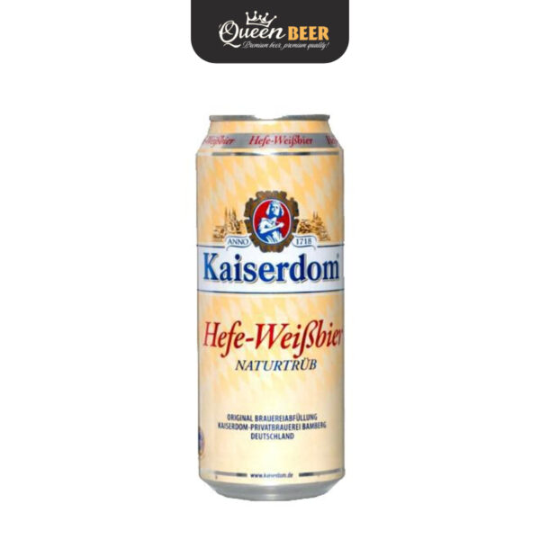 Bia Đức Kaiserdom Hefe Weissbier 4,9% – Lon 500ml
