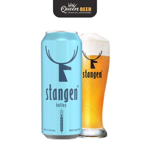 Bia Đức Stangen Helles 4,7% Alc - Lon 500 ml