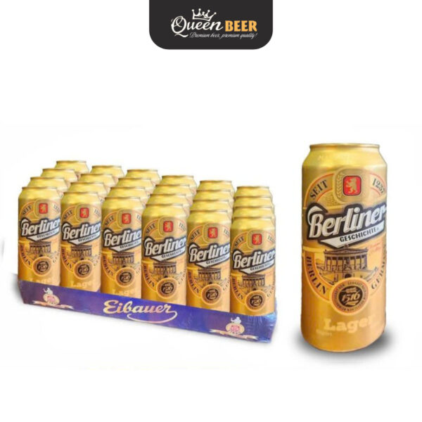 Bia Đức Berliner Geschichte Lager Export 5.2% Alc – Lon 500ml