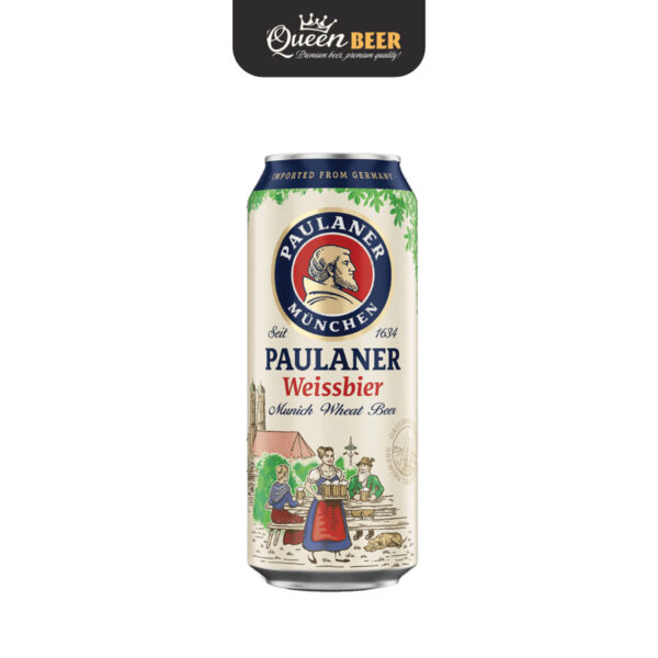 Bia Đức Paulaner Weissbier 5.5% - Lon 500ml