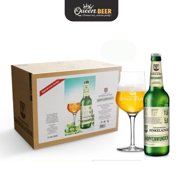 Bia Đức Dinkelacker Hopfenwunder 5.0% – Chai 330ml