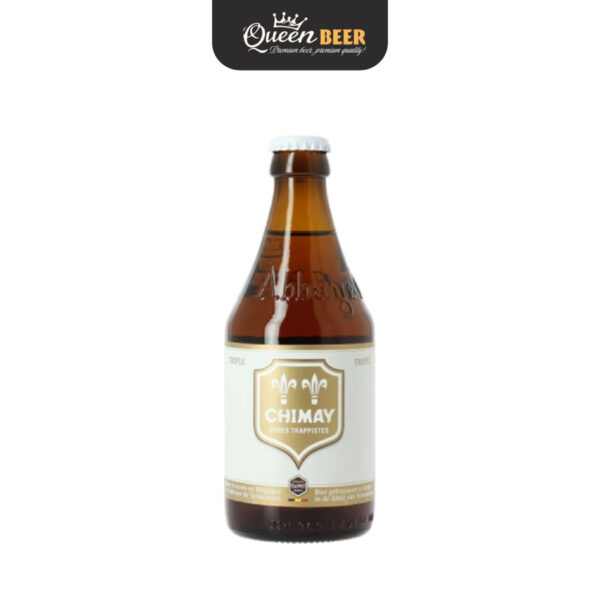 Bia Bỉ Chimay Trắng Triple Trappist 8,0% - Chai 330ml