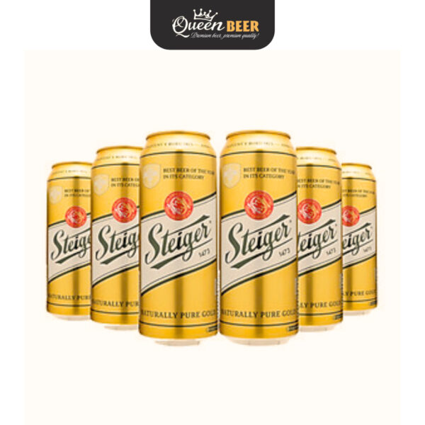 Bia Tiệp Steiger Gold 5% - Lon 500ml