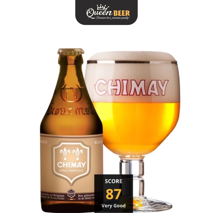 Bia Bỉ Chimay Blonde 4,8% – Chai 330ml