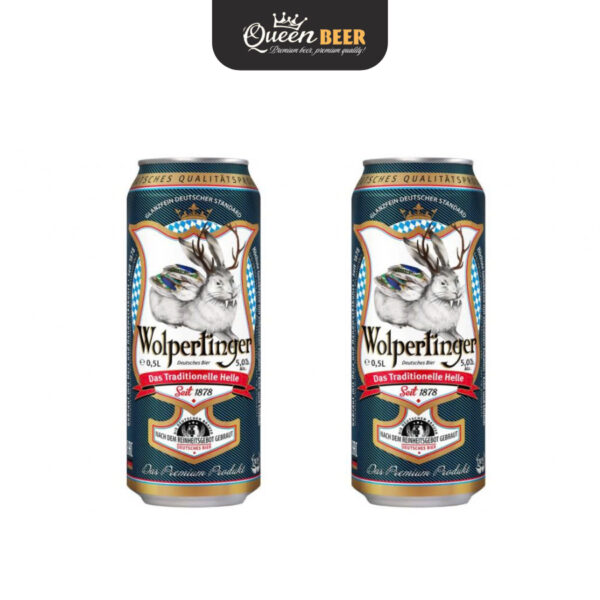 Bia Đức Wolpertinger Hell 4.9%, Lon 500 ml